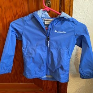 Girls Columbia rain jacket